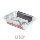 SET DE 5 BARQUETTES ALUMINIUM 2L 26x19xH6CM