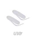 1 PAIRE DE LACETS PLATS 120CM BLANC