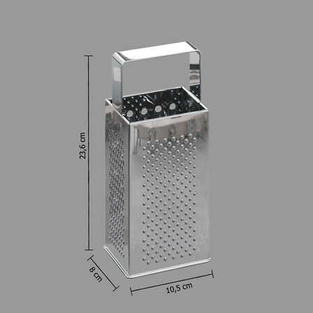 RAPE EN INOX À 4 FACES             