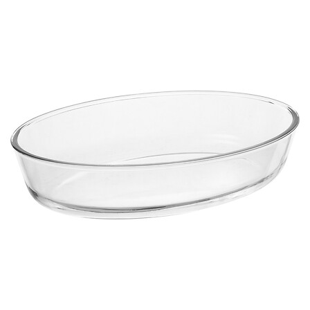 PLAT OVAL EN VERRE - 30X21CM - KEEPEAT