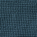 TAPIS MINI CHENILLE - 50X80CM - COULEUR PÉTROLE 