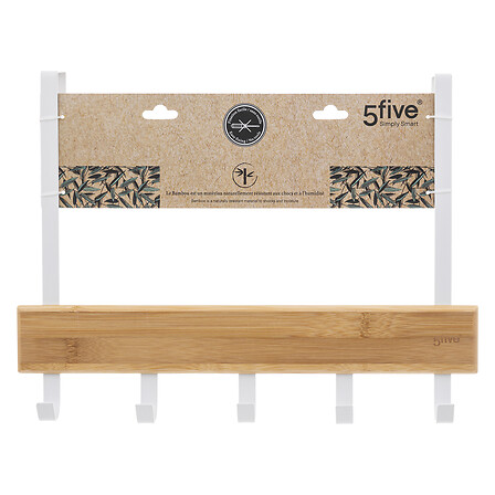 PORTE SERVIETTES POUR PORTE BLANC - NATUREO    