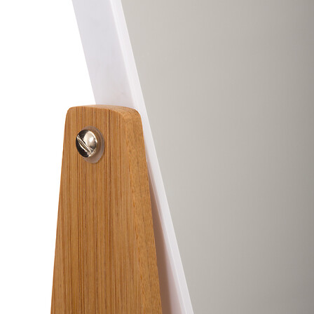 MIROIR RECTANGLE PIVOTANT BLANC - NATUREO 