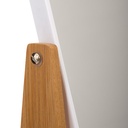 MIROIR RECTANGLE PIVOTANT BLANC - NATUREO 