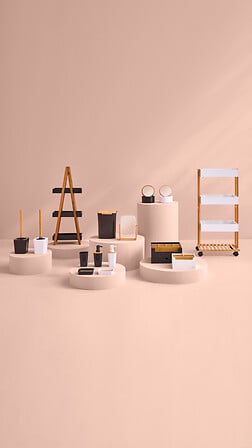 MIROIR RECTANGLE PIVOTANT BLANC - NATUREO 