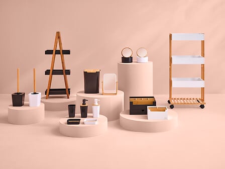 MIROIR RECTANGLE PIVOTANT BLANC - NATUREO 