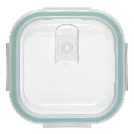 LOT DE 3 BOITES EN VERRE - CLIPEAT - 330ml: 12x12x5.8 cm 301g 530ml: 13.1x13.1x6.6 cm 400g 1180ml: 17.5x17.5x7.4 cm 780g