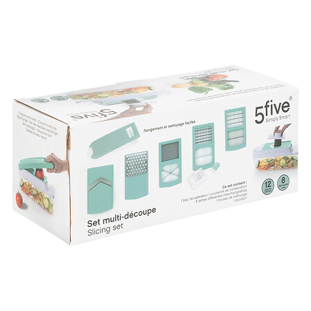MANDOLINE MULTI DÉCOUPE - 10 ACCESSOIRES