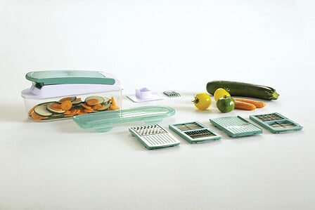 MANDOLINE MULTI DÉCOUPE - 10 ACCESSOIRES