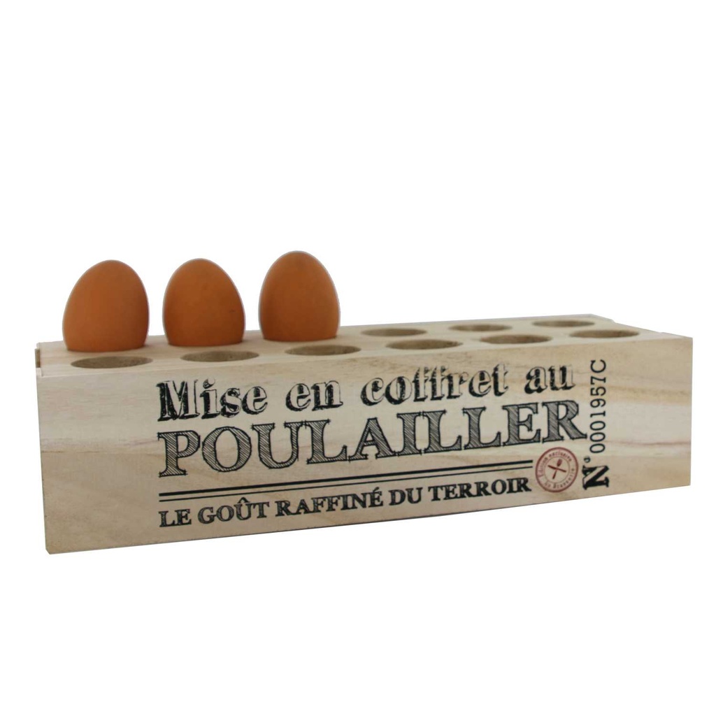 BOITE A OEUFS 12 CAVITES M12