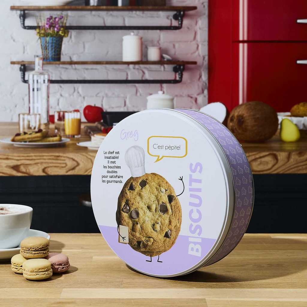 BOITE METAL BISCUITS LUDIQUE M8