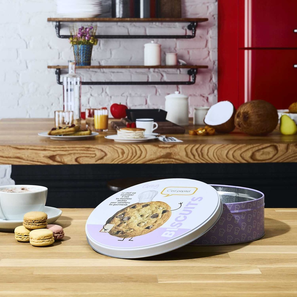 BOITE METAL BISCUITS LUDIQUE M8