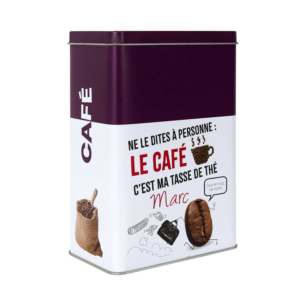 BOITE METAL CAFE LUDIQUE M12