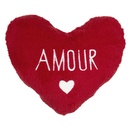 COUSSIN ET PLAID SHERPA COEUR 120X150CM M6
