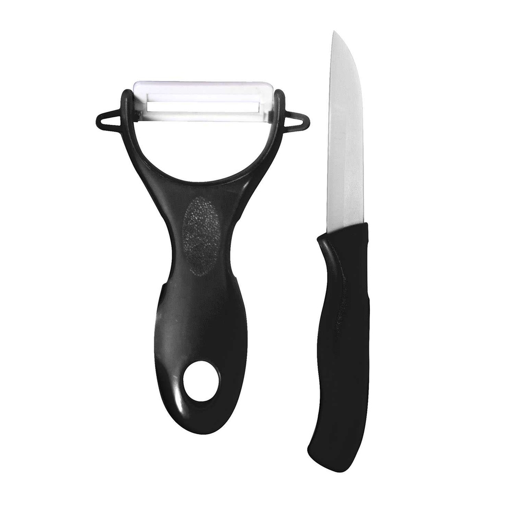 COUTEAU CERAMIQUE 7.5CM AVEC EPLUCHEUR M24