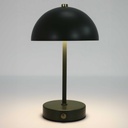 LAMPE DE TABLE LUCIA RECHARGEABLE NOIRE H26CM M6