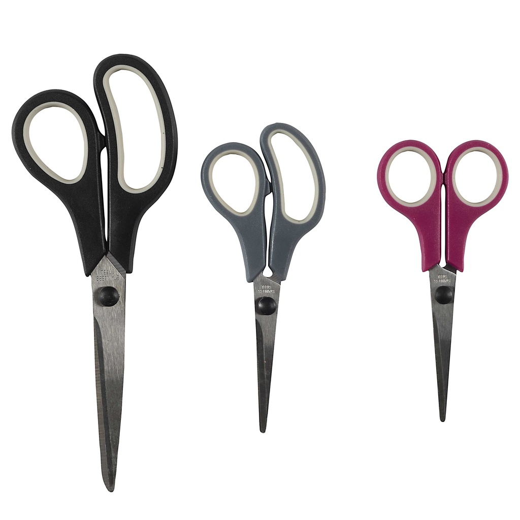 PAIRE DE CISEAUX X3 14 17 21CM M18