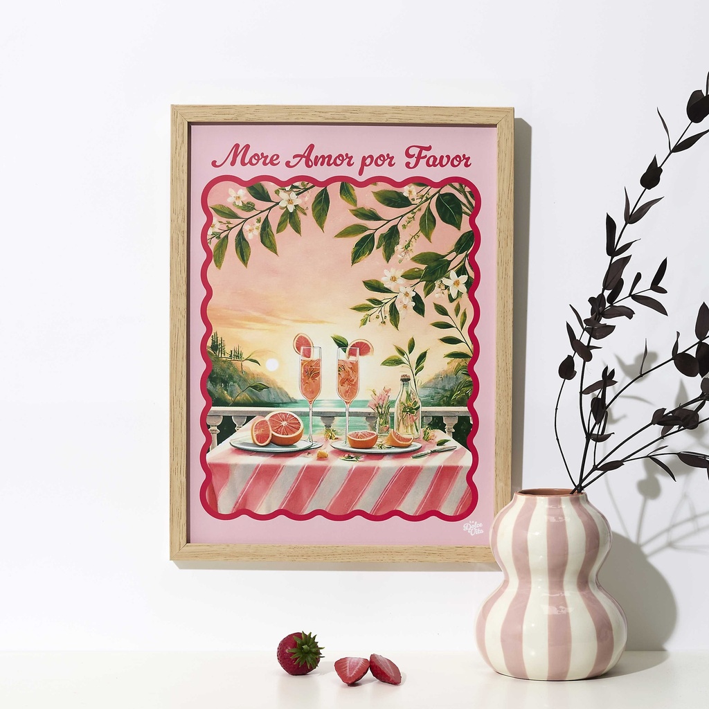 TABLEAU DOLCE VITA 30X40CM M12