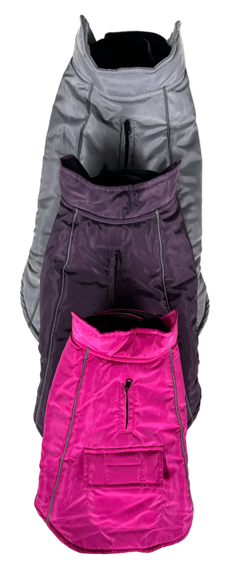 DOUDOUNE AVEC POCHE ET DOUBLÉE POLAIRE TAILLE L   40CM  ASSORTIS