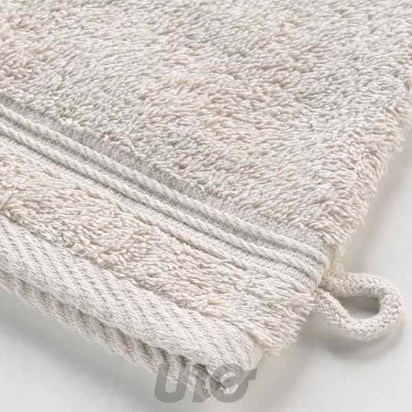 2 GANTS DE TOILETTE 15 x 21 CM EPONGE UNIE TENDRESSE LIN