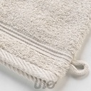 2 GANTS DE TOILETTE 15 x 21 CM EPONGE UNIE TENDRESSE LIN