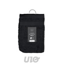 2 GANTS DE TOILETTE 15 x 21 CM EPONGE UNIE TENDRESSE NOIR