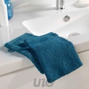 2 GANTS DE TOILETTE 15 x 21 CM EPONGE UNIE TENDRESSE SAPHIR