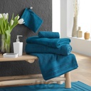 2 GANTS DE TOILETTE 15 x 21 CM EPONGE UNIE TENDRESSE SAPHIR