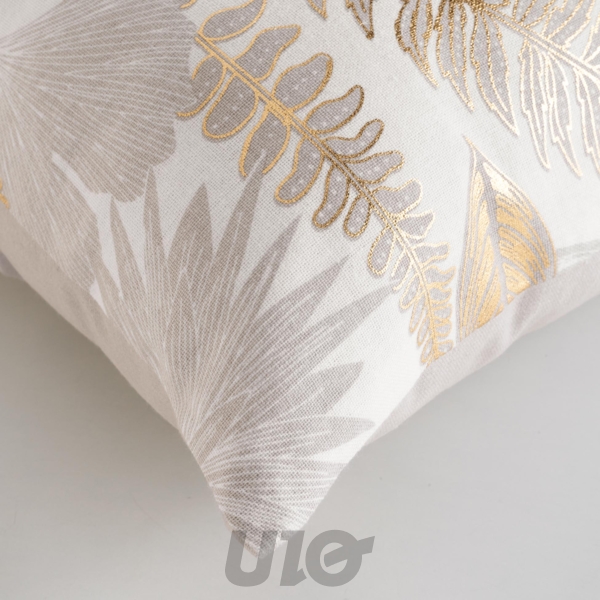 COUSSIN DEHOUS. COMPR. 40 x 60 CM COTON/POLYESTER IMP. METAL. MELISSE DES PLACE