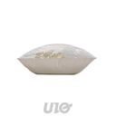 COUSSIN DEHOUS. COMPR. 40 x 60 CM COTON/POLYESTER IMP. METAL. MELISSE DES PLACE