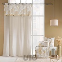 COUSSIN DEHOUS. COMPR. 45 x 45 CM COTON/POLYESTER IMP. METAL. MELISSE DES PLACE