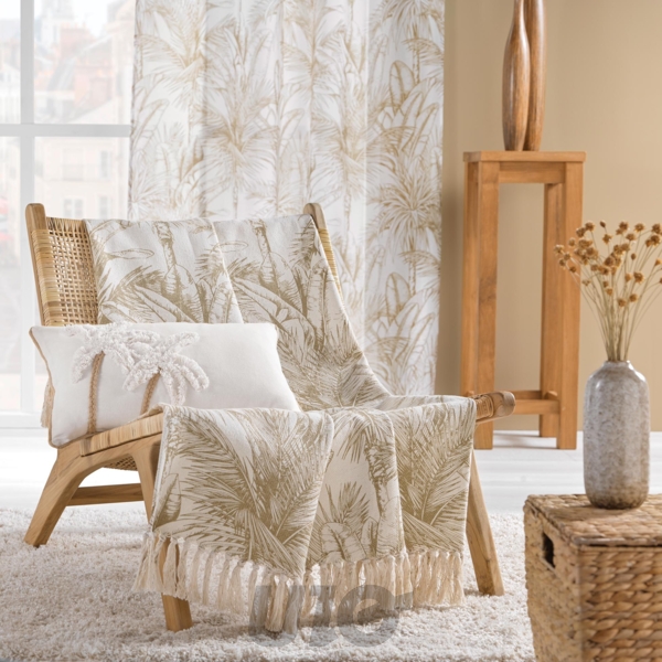 COUSSIN DEHOUS COMPR PASSEPOIL 30 x 50 CM COTON TRESSE+TUFTE SAHARA