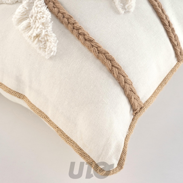 COUSSIN DEHOUS COMPR PASSEPOIL 30 x 50 CM COTON TRESSE+TUFTE SAHARA