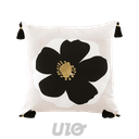 COUSSIN DEHOUS. COMPR. POMPONS 45 x 45 CM COTON IMPRIME OR ISSEY DES. PLACE