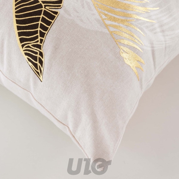 COUSSIN DEHOUSSABLE COMPRESSE 45 x 45 CM COTON IMPRIME OR AILEEN DES. PLACE