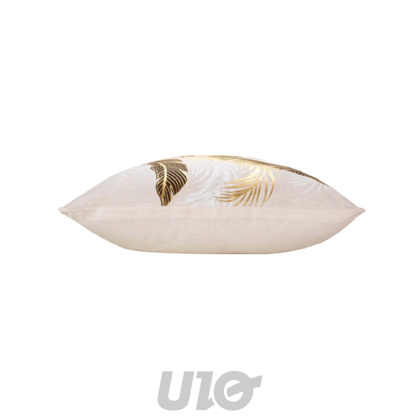 COUSSIN DEHOUSSABLE COMPRESSE 45 x 45 CM COTON IMPRIME OR AILEEN DES. PLACE