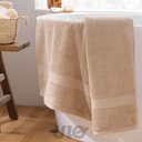 DRAP DE BAIN 90 x 150 CM EPONGE UNIE ELEGANCE NOISETTE