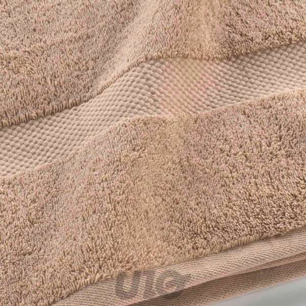 DRAP DE BAIN 90 x 150 CM EPONGE UNIE ELEGANCE NOISETTE