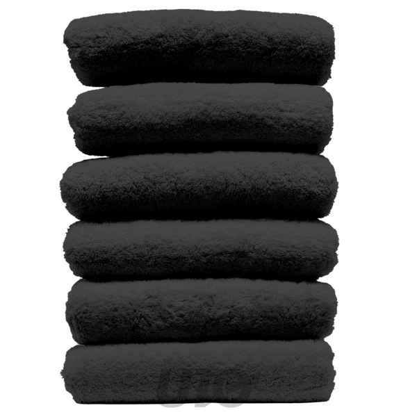 DRAP DE BAIN 90 x 150 CM EPONGE UNIE TENDRESSE NOIR