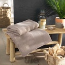 DRAP DE BAIN 90 x 150 CM EPONGE UNIE TENDRESSE TAUPE