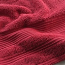 DRAP DE DOUCHE 70 x 130 CM EPONGE UNIE TENDRESSE RUBIS