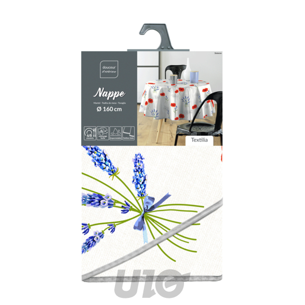 NAPPE RONDE (0) 160 CM PVC TEXTILIA SISTERON