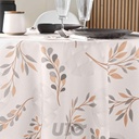 NAPPE RONDE (0) 180 CM POLYESTER IMPRIME MANOLA NATUREL