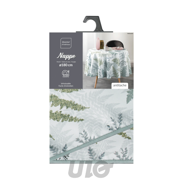 NAPPE RONDE (0) 180 CM POLYESTER IMPRIME MELISANDRE