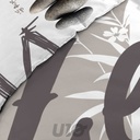 PARURE 3 P. 240 x 220 CM IMPRIME 42 FILS ALLOVER GALETS ZEN