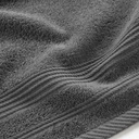 SERVIETTE INVITE 30 x 50 CM EPONGE UNIE TENDRESSE ANTHRACITE