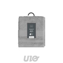 SERVIETTE INVITE 30 x 50 CM EPONGE UNIE TENDRESSE GRIS PERLE