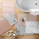 TAPIS DE BAIN 50 x 120 CM ULTRA-ABSORBANT IMPRIME LEANDRA DES. PLACE