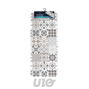 TAPIS DE BAIN 50 x 120 CM ULTRA-ABSORBANT IMPRIME SALOU NATUREL DES. PLACE