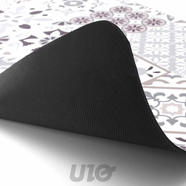 TAPIS DE BAIN 50 x 120 CM ULTRA-ABSORBANT IMPRIME SALOU NATUREL DES. PLACE